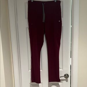 Figs Burgundy Technical Jogger Pants